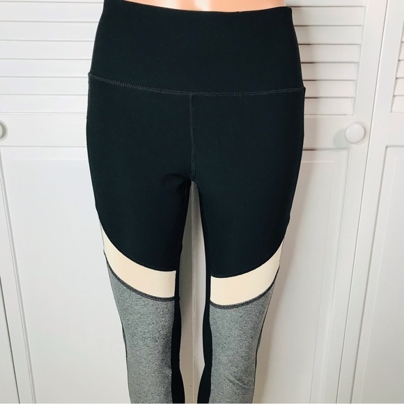 RBX Black Multi Ankle Leggings Size Large - Picture 2 of 7